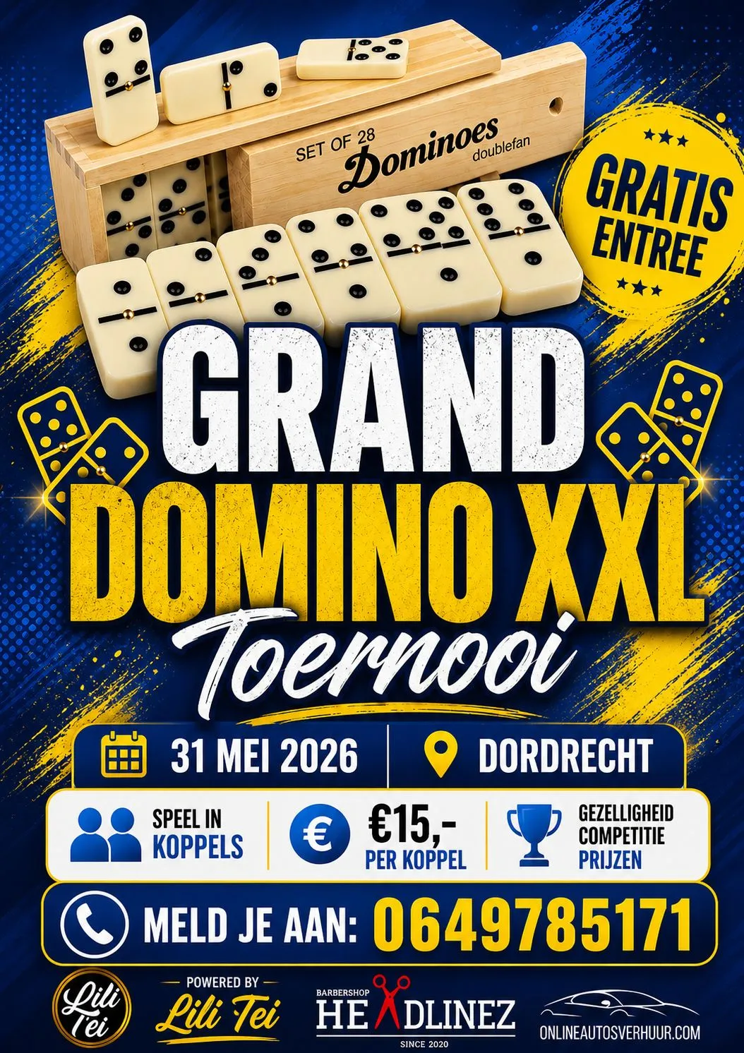 GRAND DOMINO XXL TOERNOOI